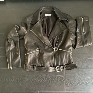 A.L.C. Moto leather jacket, size 6
